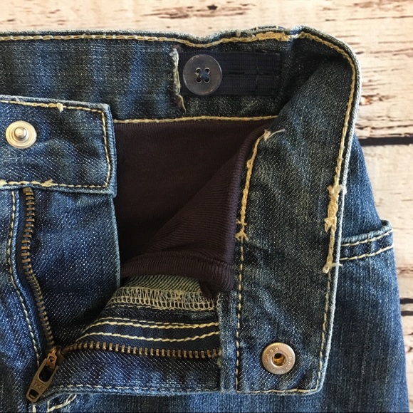 Gymboree Denim Skort with Patchwork Flowers - Picture 4 of 6